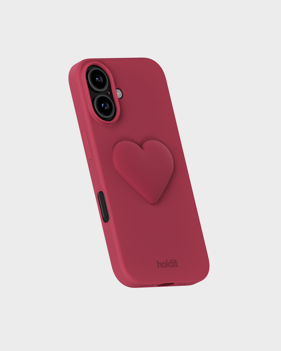 Silicone Heart sticker - Red Velvet